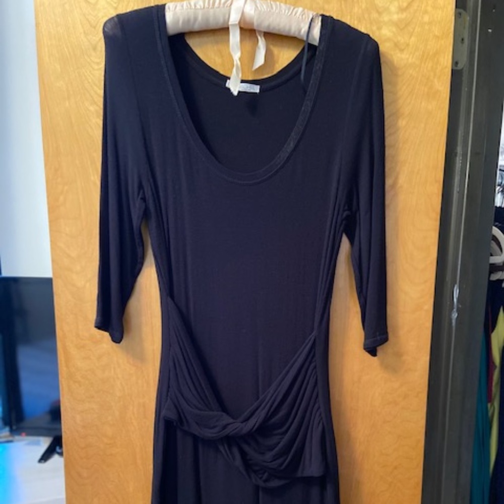 3/4 Sleeve Black Knit Rachel Roy Dress